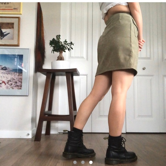 Sage Green Skirt - Picture 3 of 3